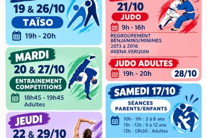 Programme des Vacances Toussaint