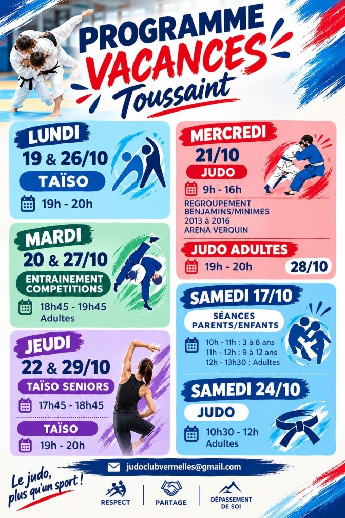 Image de l'actu 'Programme des Vacances Toussaint'